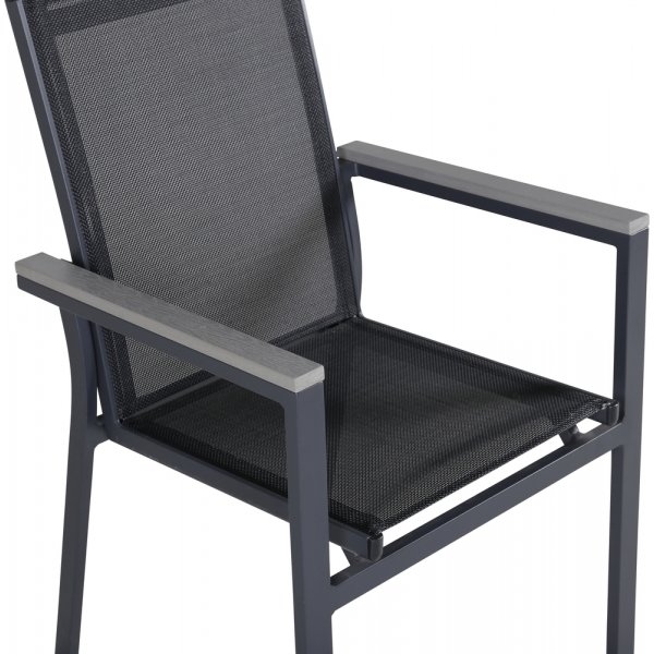 Parma matstol - Svart/Grå Parma matstol - Svart/Grå