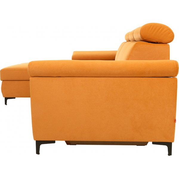 Santi slaapbank links - Oranje Santi slaapbank links - Oranje