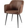 Fauteuil in bruin PU - Lamar