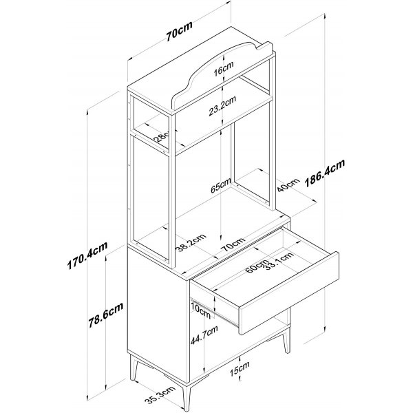 Jeriko skp 157 - Valnt/vit