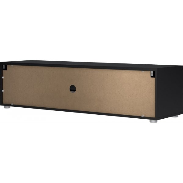 Banc mdia avec tiroirs - Noir