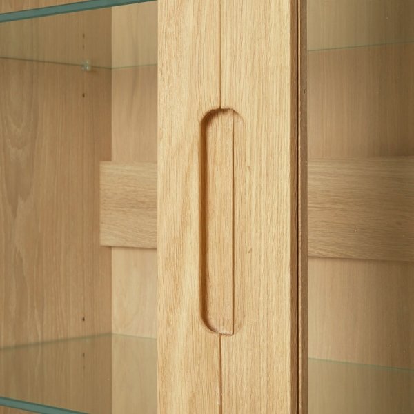 Nordli Vitrinskåp - Vitoljad Ek Nordli Vitrinskåp - Vitoljad Ek