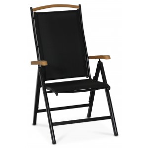 Ekenäs positionsstol - Svart aluminium / Polywood + Fläckborttagare för möbler