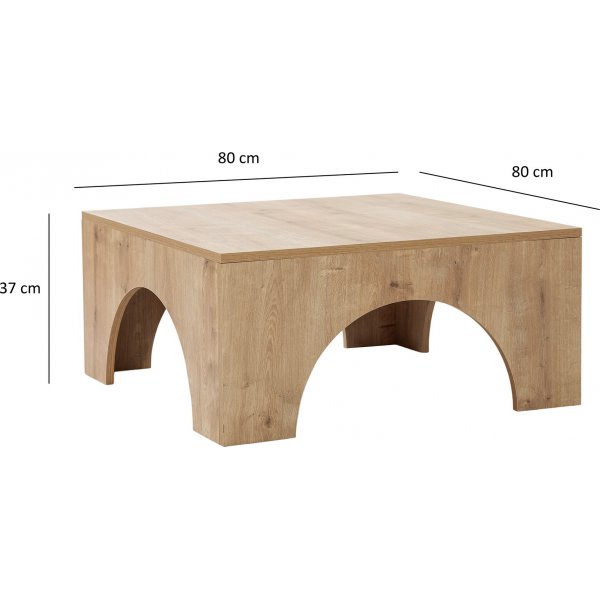 Collesium soffbord 80 x 80 cm - Ek Collesium soffbord 80 x 80 cm - Ek