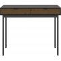 Soma skrivbord 100 x 51 cm - Svart/espresso
