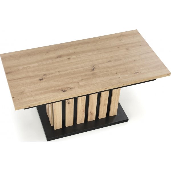 Table basse Baretti 130-170 x 65-82 cm - Chêne artisanal/noir Table basse Baretti 130-170 x 65-82 cm - Chêne artisanal/noir