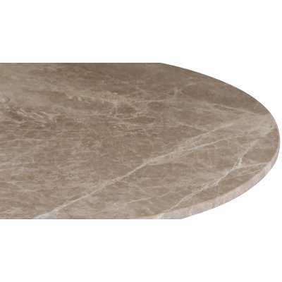 Zoo matbord i marmor 105 cm - Vit / Beige Empradore