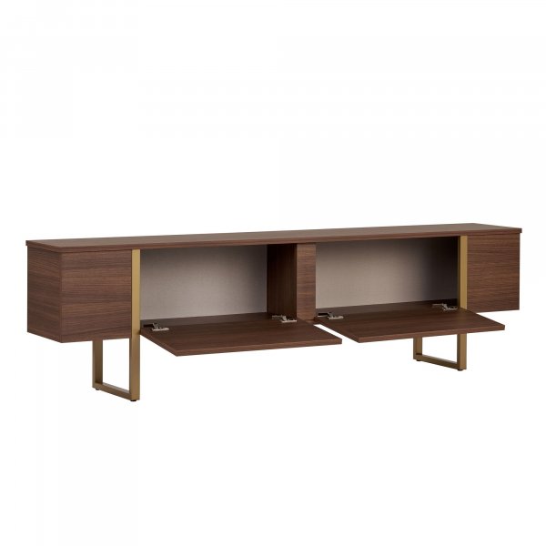 TV-b�nk Orost 180 cm - Milano valn�t/guld