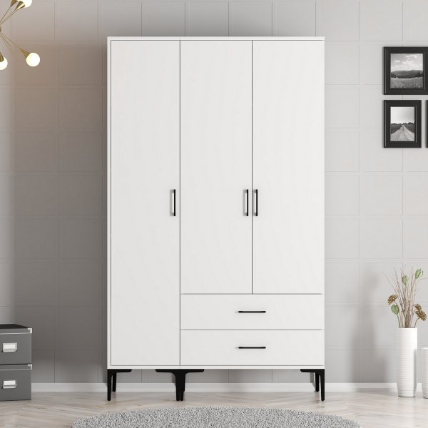 Kumsal garderob 9 Vit