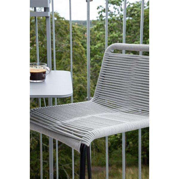 Lindos barstol - Svart/Ljusgrå Lindos barstol - Svart/Ljusgrå