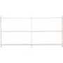 Lyon vgghylla 63 x 122 cm - Beige