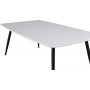 Paradis soffbord 120 x 70 cm - Vit/svart