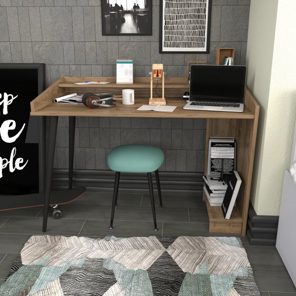 Bureau Vanessa 121,8 x 59 cm - Noyer Bureau Vanessa 121,8 x 59 cm - Noyer