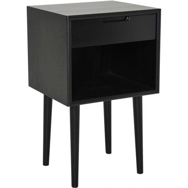 Emma sängbord XL - Svart ekfaner Emma sängbord XL - Svart ekfaner