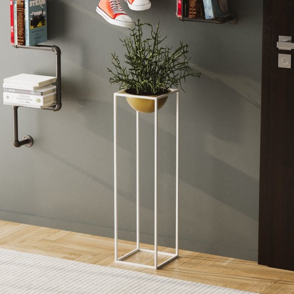 Pot Plato 20 - Blanc/or Pot Plato 20 - Blanc/or