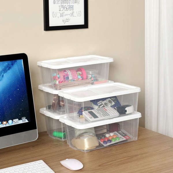 Boîte de rangement Leander 35x20 cm 12-pack - Transparent Boîte de rangement Leander 35x20 cm 12-pack - Transparent