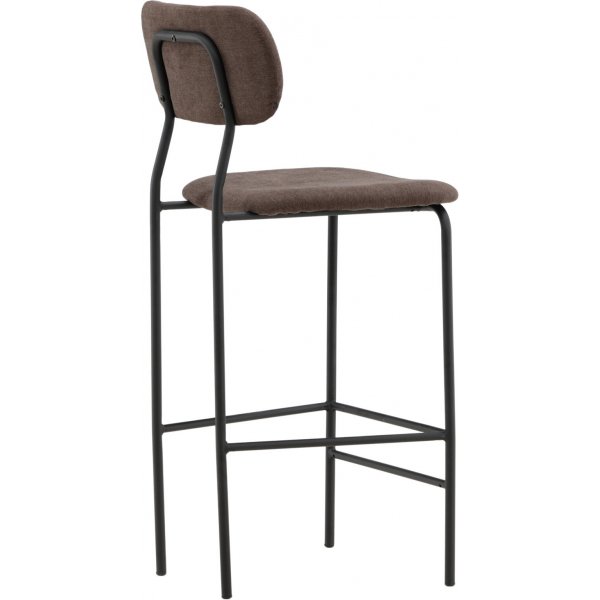 Tabouret de bar Ralf - Noir/Marron Tabouret de bar Ralf - Noir/Marron