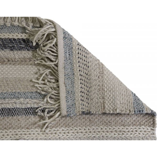 Anna ullmatta - Beige/bl ull