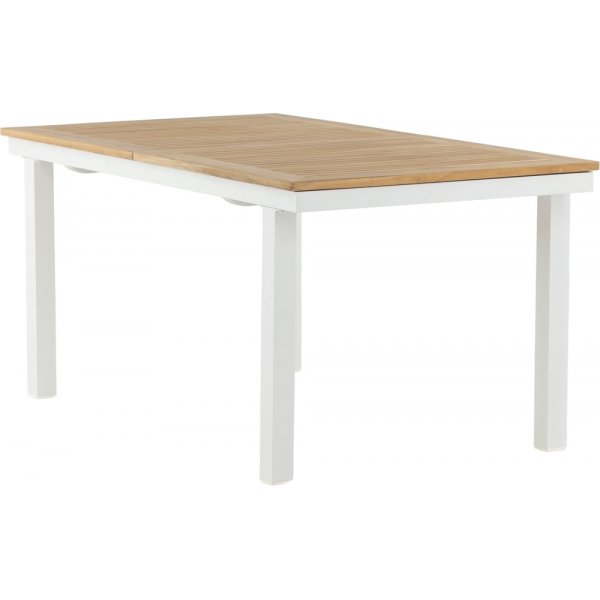 Panama matbord 160 x 90 cm - Natur/Vit