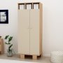 Timmermanskast - Grenen/beige