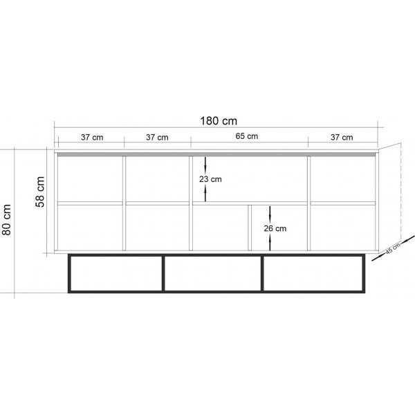 Buffet Quantum Medula - Pin/noir/motif Buffet Quantum Medula - Pin/noir/motif
