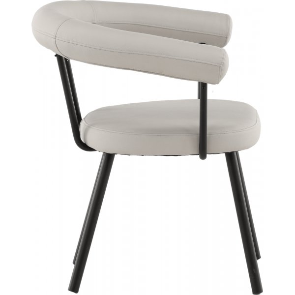 Vsters x Josefin Lustig karmstol - Off-white/svart