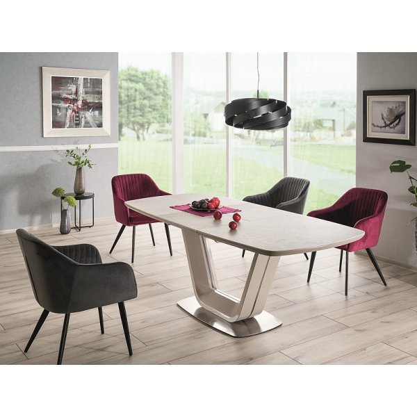 Table  manger Bumbi 160-220 cm - Gris