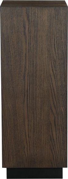 Napoli piedestal H80 - Brunlackerad ekfanér Napoli piedestal H80 - Brunlackerad ekfanér