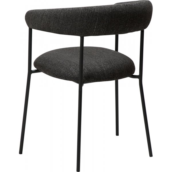 Fauteuil Plenti - Bouclé noir/noir Fauteuil Plenti - Bouclé noir/noir