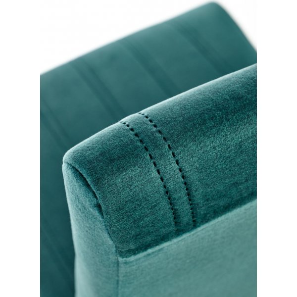 Chaise de salle à manger Heather - Velours vert Chaise de salle à manger Heather - Velours vert