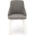 Chaise de salle  manger Catrin - Blanc/gris (Tissu)