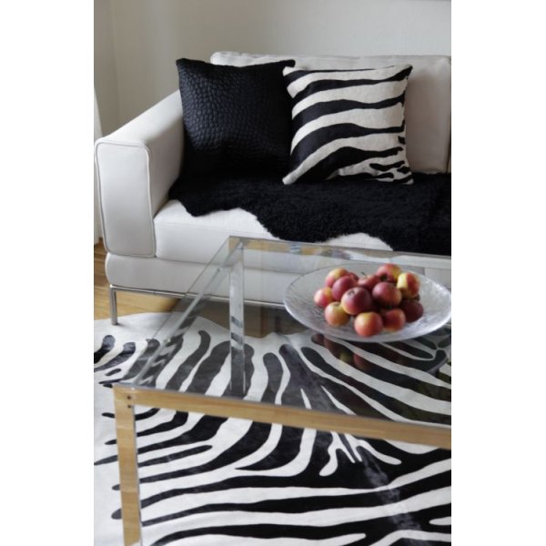 Zebra koskinn Svart/vit Zebra koskinn Svart/vit
