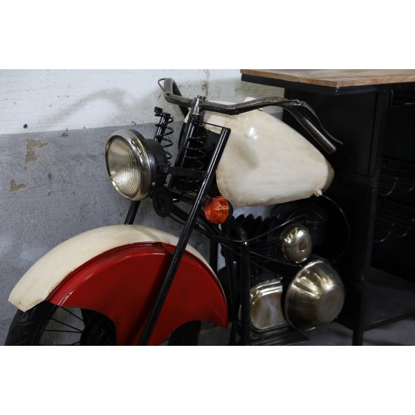 Glider motorcykel barbord/bardisk 226 x 45,7 cm - Metall/mango Glider motorcykel barbord/bardisk 226 x 45,7 cm - Metall/mango