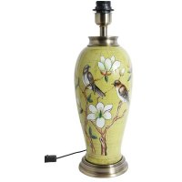 Spring Bordslampa H46 cm - Mönster blommor Spring Bordslampa H46 cm - Mönster blommor