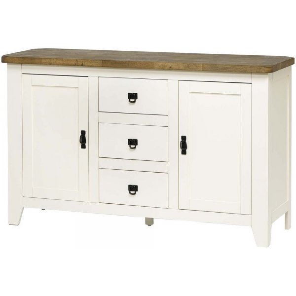 Kalix sideboard - Vit/mörkbrun Kalix sideboard - Vit/mörkbrun
