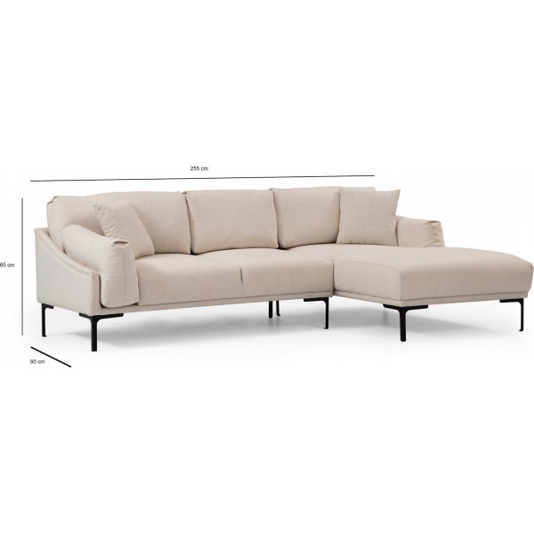 Leo divansoffa - Cream