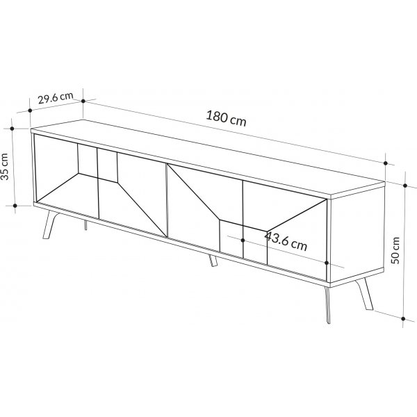 Banc multimdia Dune - Blanc