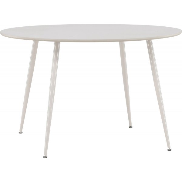 Plaza matbord 120 cm - Beige