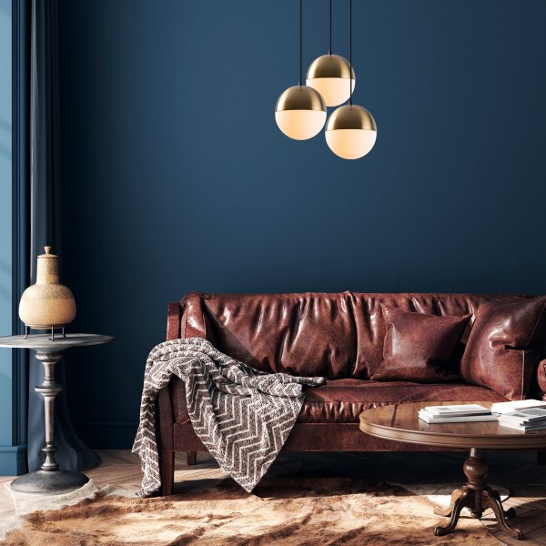 Plafonnier Bastos 6151 - Laiton/blanc