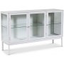 Revel sknk bredd 125 cm - Vit / Klarglas