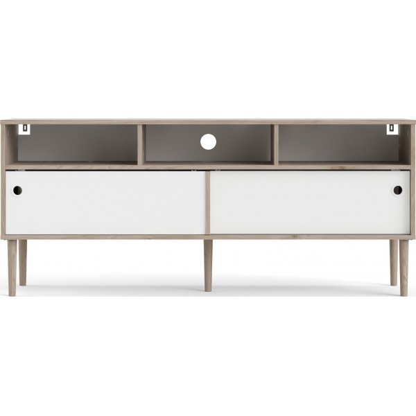 Rome TV-bänk - Hickory/vit Rome TV-bänk - Hickory/vit