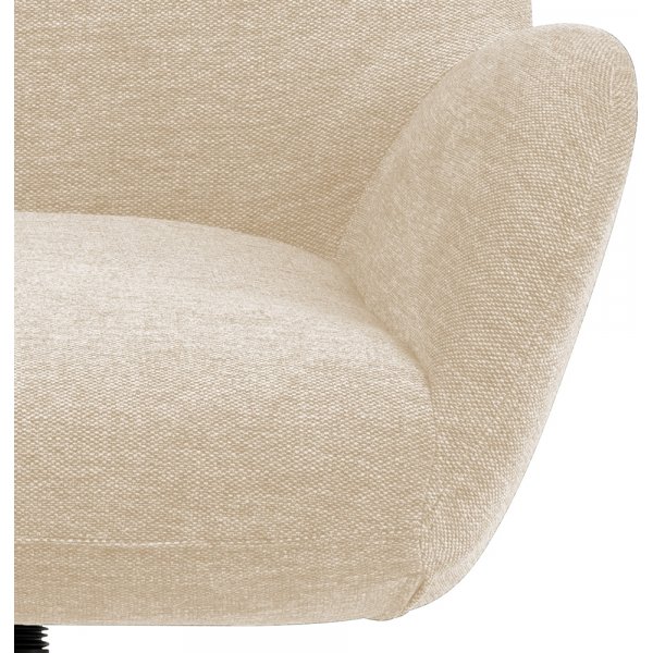 Fauteuil inclinable Talgarth avec repose-pieds - Beige