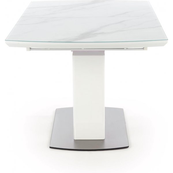 Table  manger Risk 160-200 cm - Marbre blanc