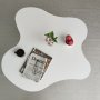 Table basse Maldives 100 x 100 cm - Blanc