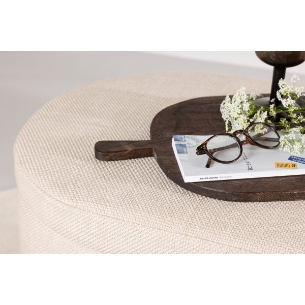 Pouf Potenza - Blanc cassé Pouf Potenza - Blanc cassé