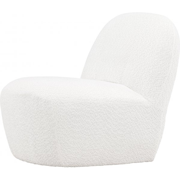 Mahla loungestol - Vit boucl