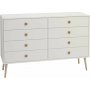 Softline byr med 8 ldor - Vit
