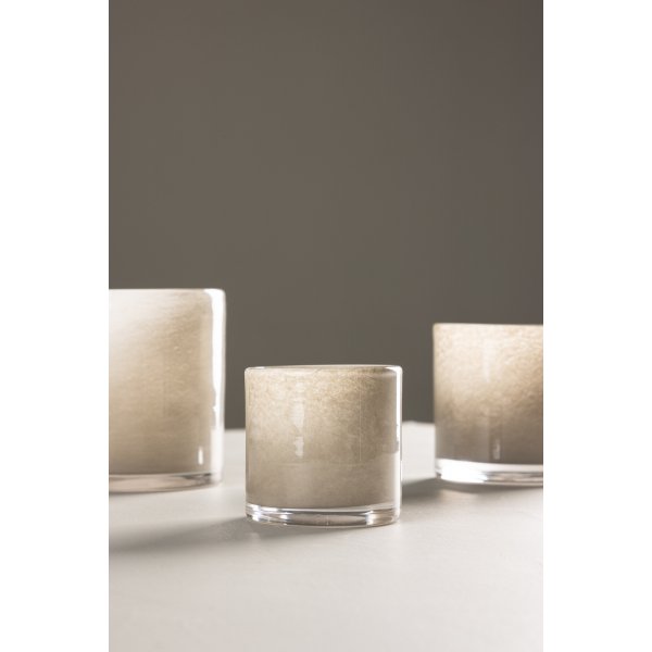 Glora lykta 8 cm - Beige