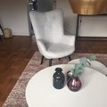 Kundbild Twiggy retro fåtölj - Ljusgrå