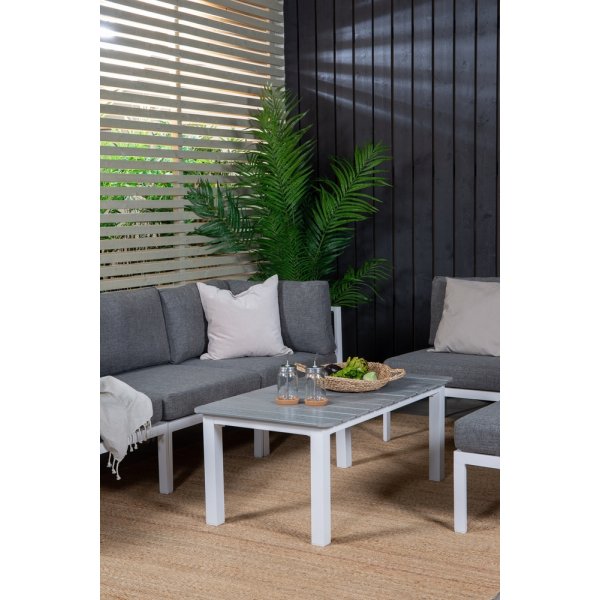 Copacabana loungegrupp - Vit/Gr